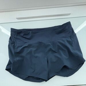 Navy blue speed up Lululemon shorts